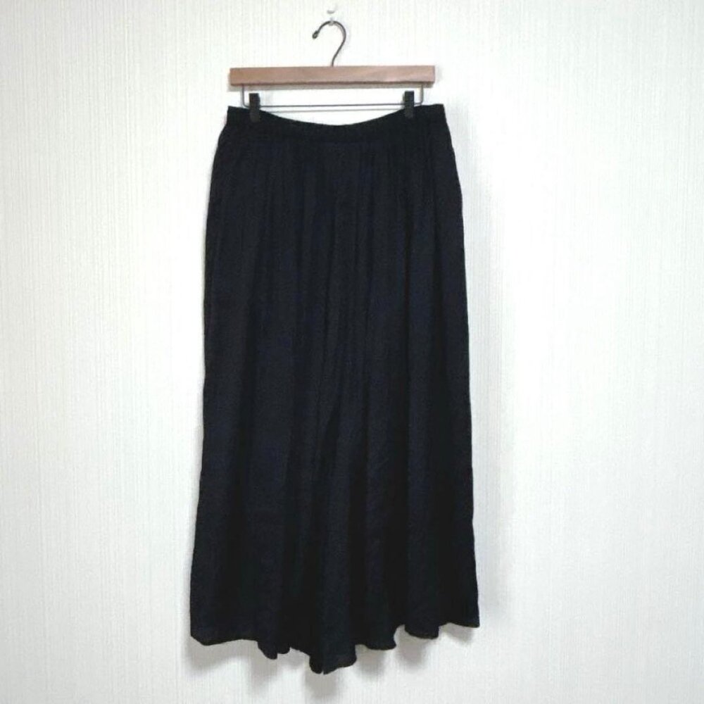Gallarda Midi Flare Skirt Black